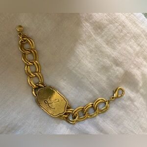 John Wind Letter Initial “L” Chunky Chain‎ ID Designed Link Bracelet